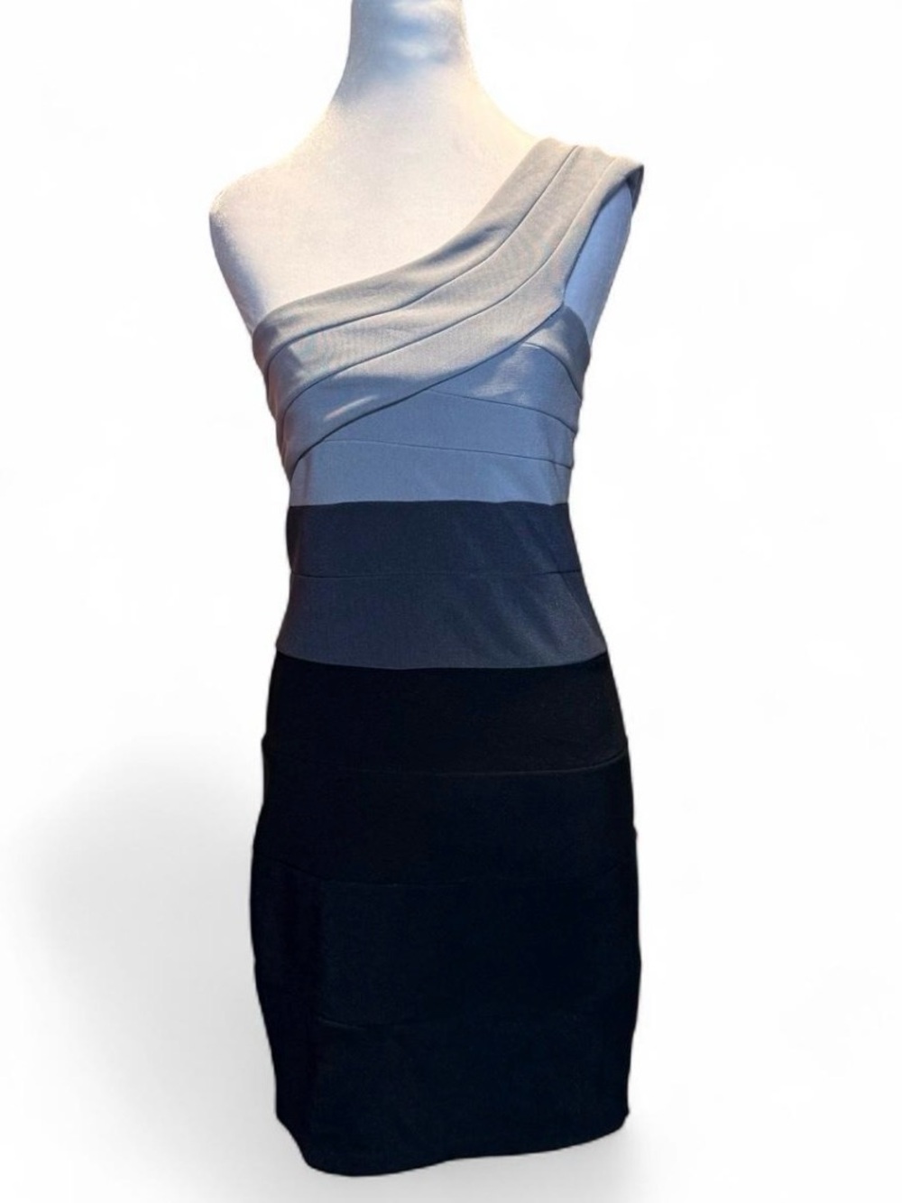 Frederick's of Hollywood one-shoulder bodycon bandage dress